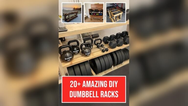 Diy Hacks for Dumbbell Rack: Easy, Space-Saving Storage Ideas