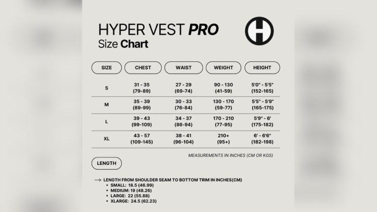 Size Guide Weighted Vest: Find Your Perfect Fit Fast
