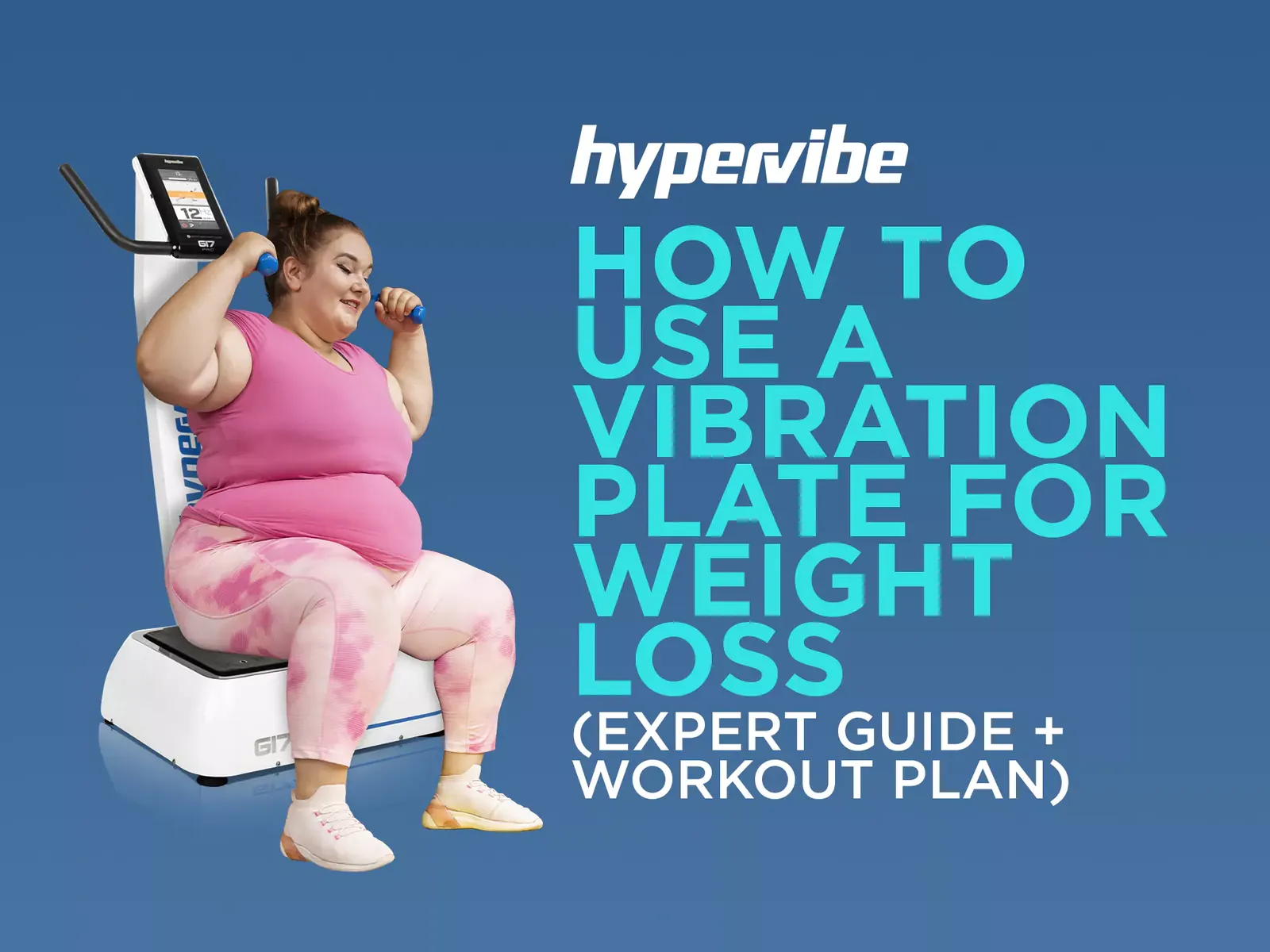 Vibrating fitness platform machine on a wooden floor by a sunlit window