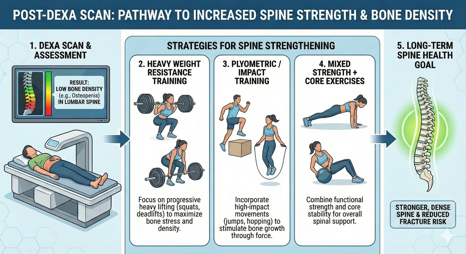 Woman lifting dumbbells overhead for bone density exercises at home